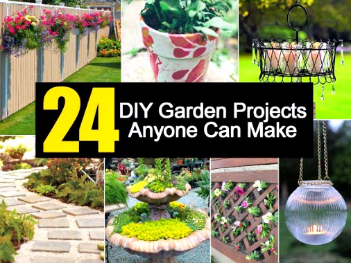 24 DIY Garden Projects Anyone Can Make